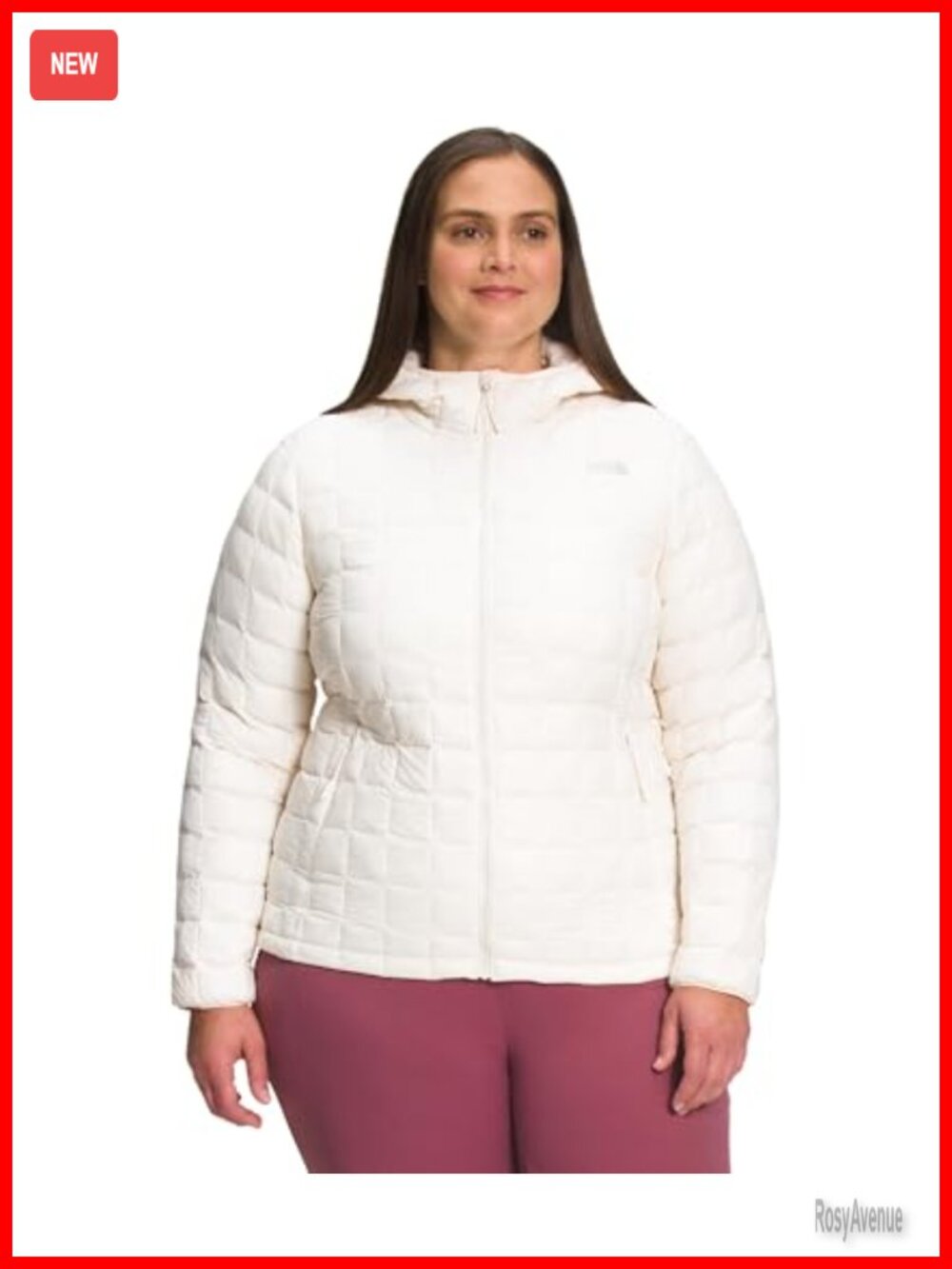 North Face Women's Plus ThermoBall Eco Hoodie 2.0 Quilted Packable